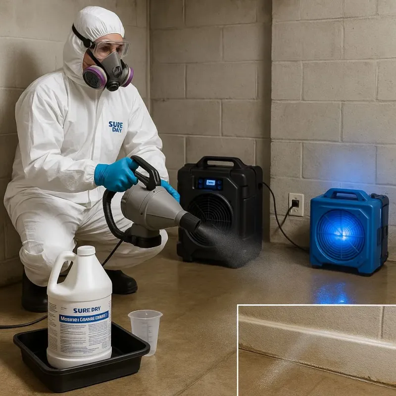 Sanitization and Odor Removal process in Black Mountain, NC