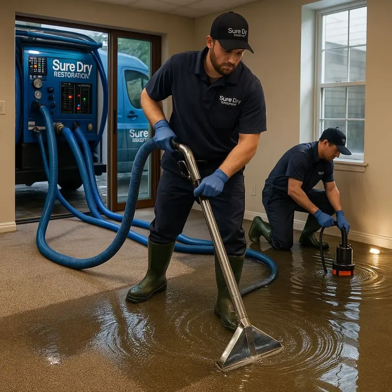 Water Extraction and Removal process in Black Mountain, NC